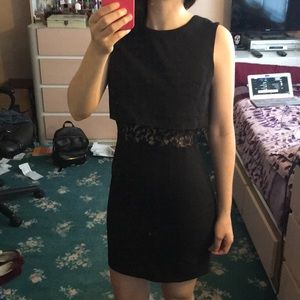 Miss Selfridge black lace dress